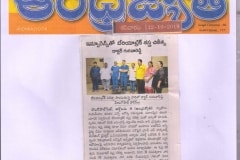 Bariatric surgery in Hyderabad by Dr V Pareek published in Andhrajyothi newspaper