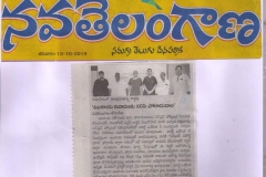 Obesity Operation in Hyderabad by Dr V Pareek published in NavaTelangana newspaper