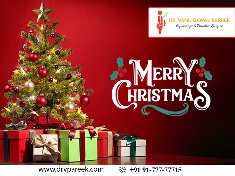 Wishing You A Happy and Joyful Christmas by Dr. Venugopal Pareek, One of the best Obesity treatment surgeons in Hyderabad